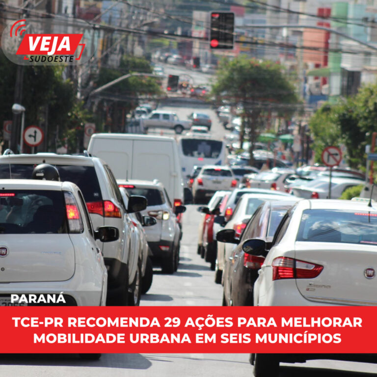 TCE-PR recomenda 29 ações para melhorar mobilidade urbana em seis municípios