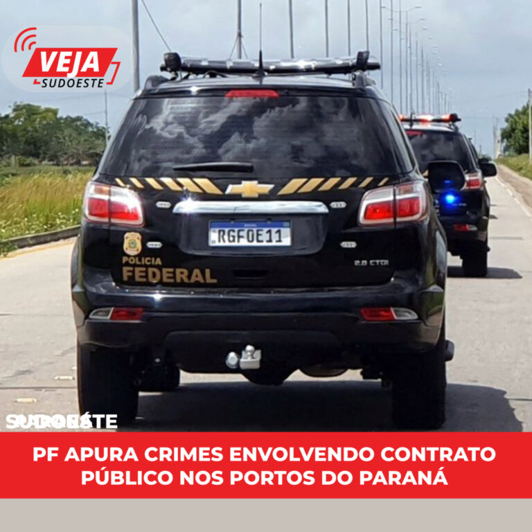 PF apura crimes envolvendo contrato público nos Portos do Paraná