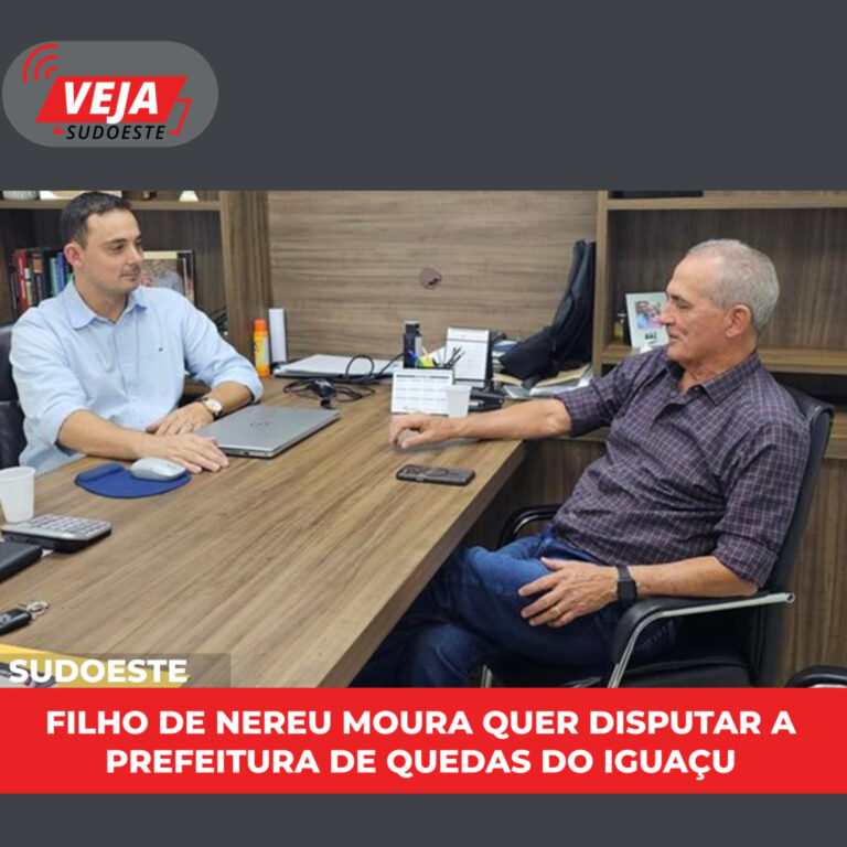 Filho de Nereu Moura quer disputar a prefeitura de Quedas do Iguaçu