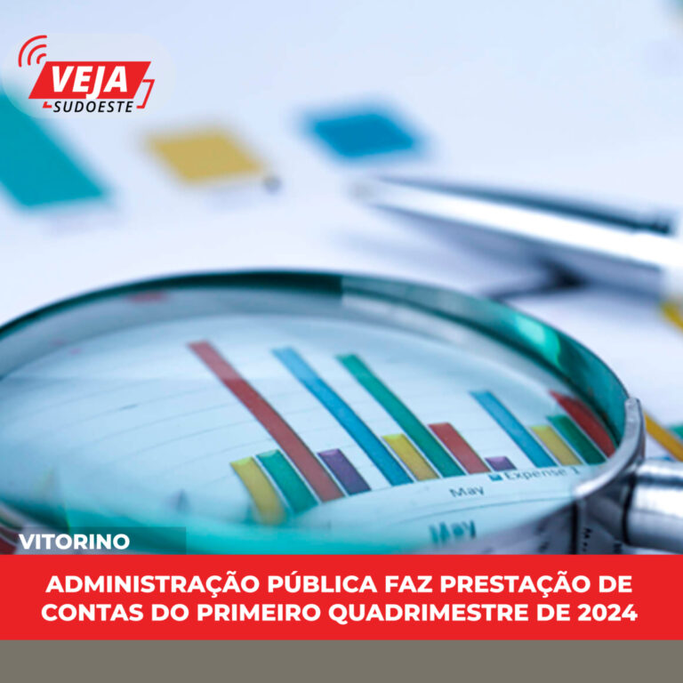 Administração pública de Vitorino faz prestação de contas do primeiro quadrimestre de 2024