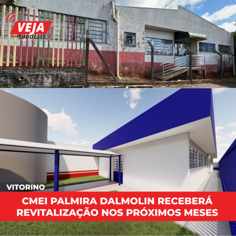 CMEI Palmira Dalmolin, em Vitorino, receberá revitalização nos próximos meses