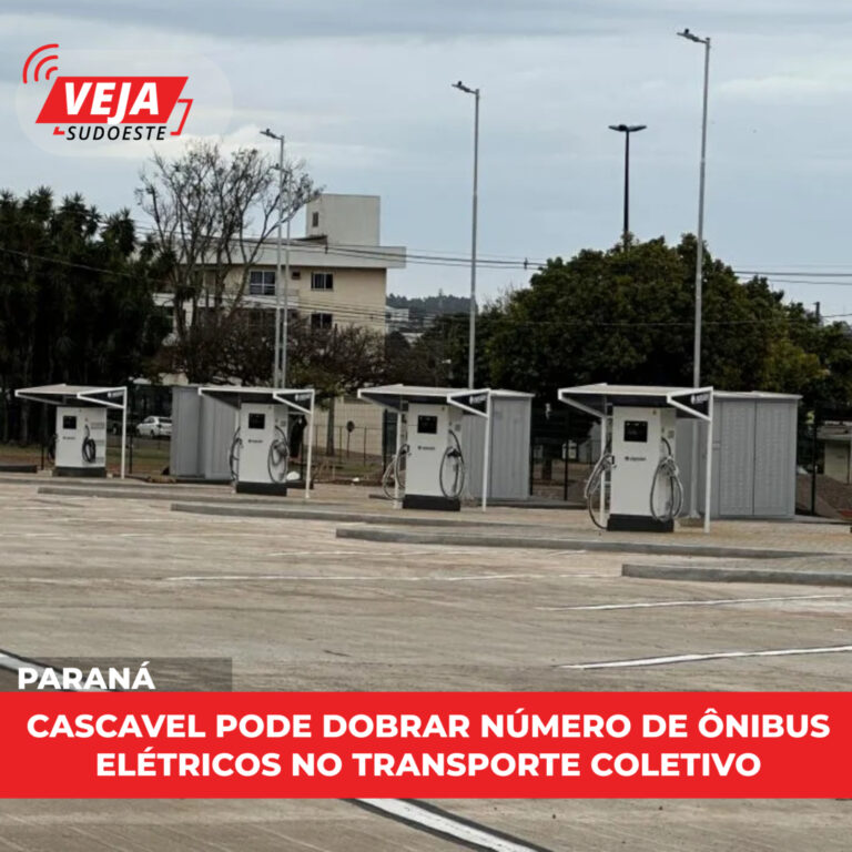 Cascavel prepara estrutura para ampliar linhas de transporte com ônibus elétricos