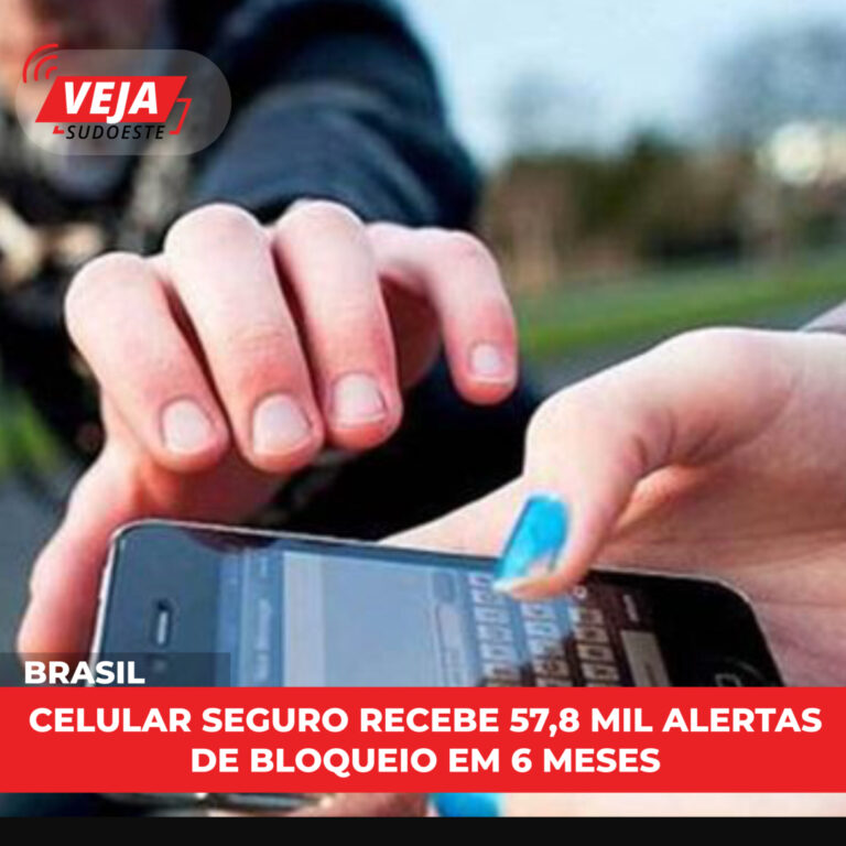 Celular Seguro recebe 57,8 mil alertas de bloqueio em 6 meses