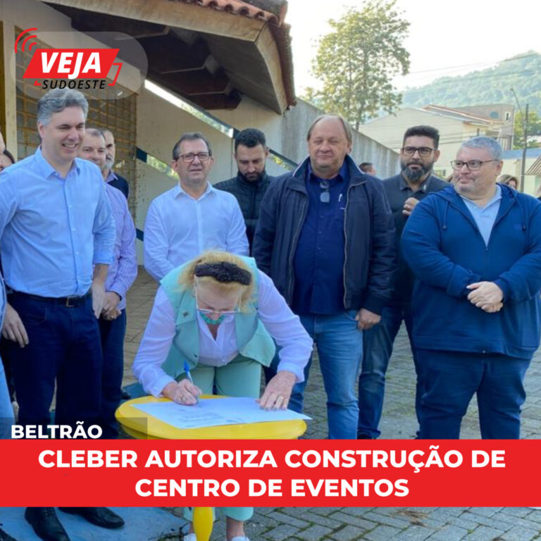 Cleber autoriza construção de Centro de Eventos