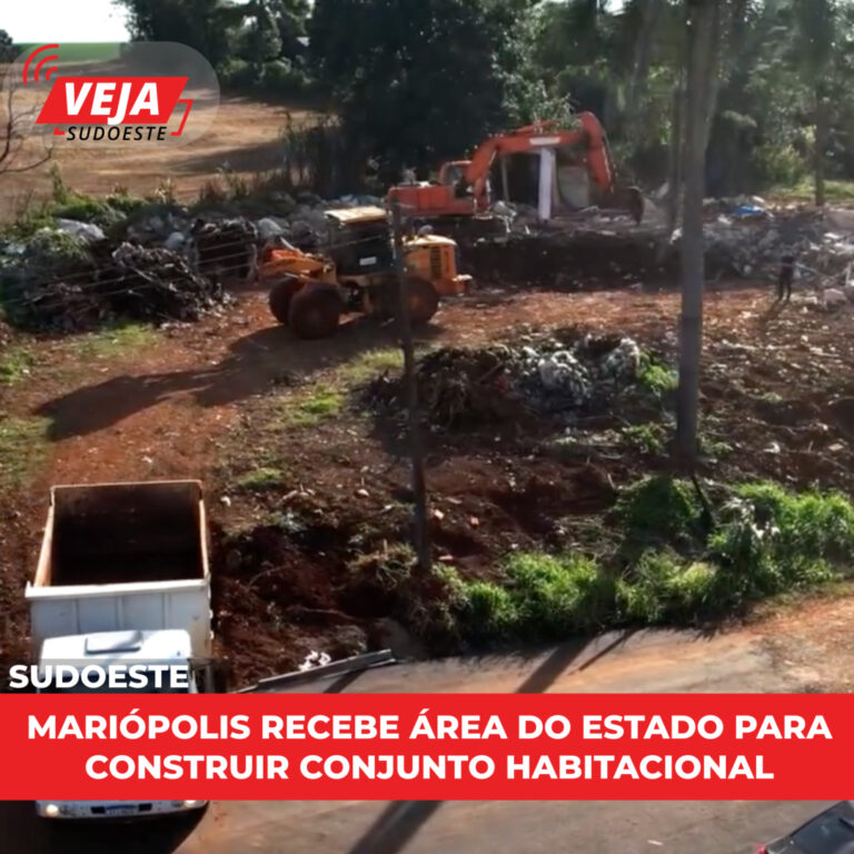 Mariópolis recebe área do Estado para construir conjunto habitacional