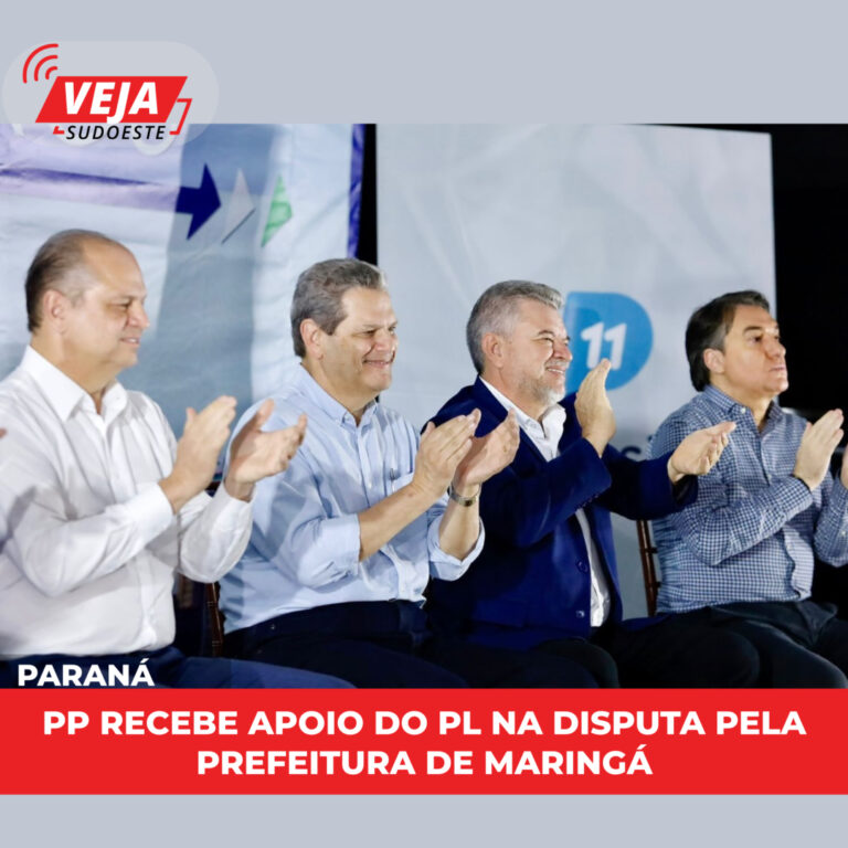 PP recebe apoio do PL na disputa pela prefeitura de Maringá