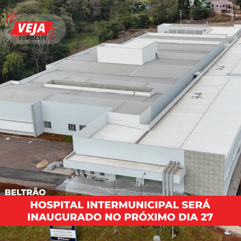 Hospital Intermunicipal será inaugurado no próximo dia 27