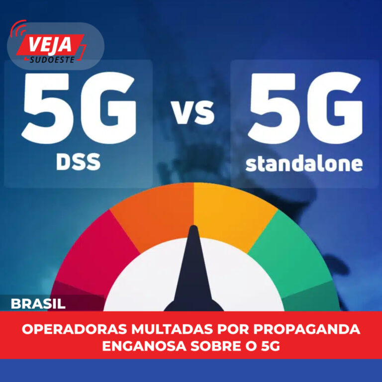 Operadoras multadas por propaganda enganosa sobre o 5G 