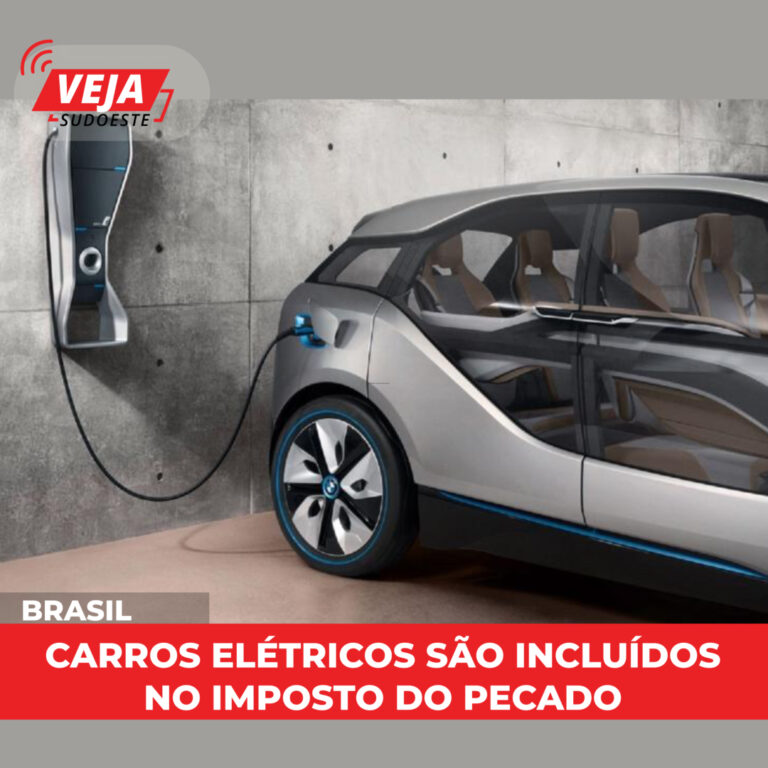 Carros elétricos são incluídos no imposto do pecado