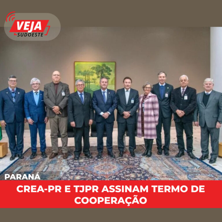 Crea-PR e TJPR assinam Termo de Cooperação