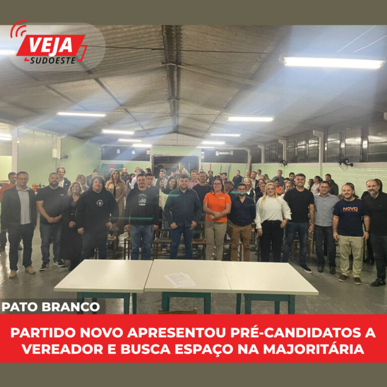 Partido Novo apresentou pré-candidatos a vereador e busca espaço na majoritária 