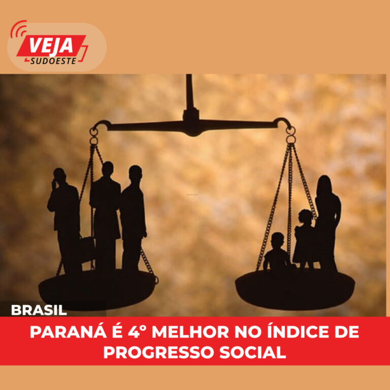 Paraná é 4º melhor no Índice de Progresso Social