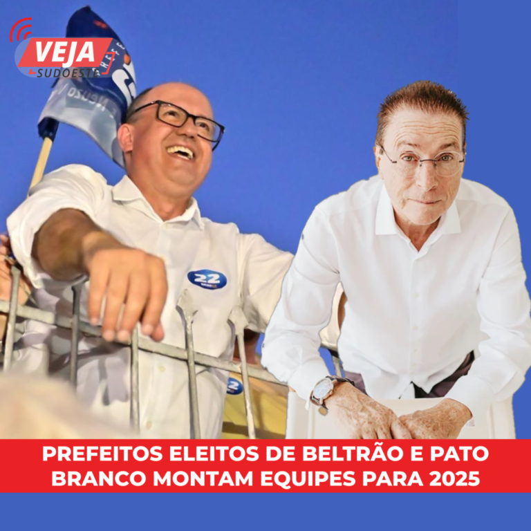 Prefeitos eleitos de Beltrão e Pato Branco montam equipes para 2025