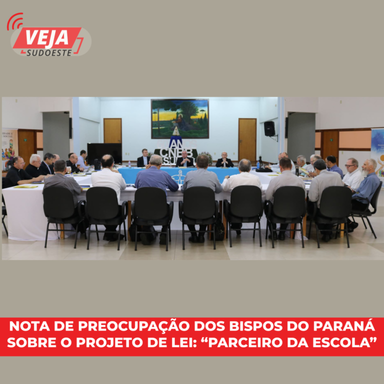 NOTA DE PREOCUPAÇÃO DOS BISPOS DO PARANÁ SOBRE O PROJETO DE LEI: “PARCEIRO DA ESCOLA”