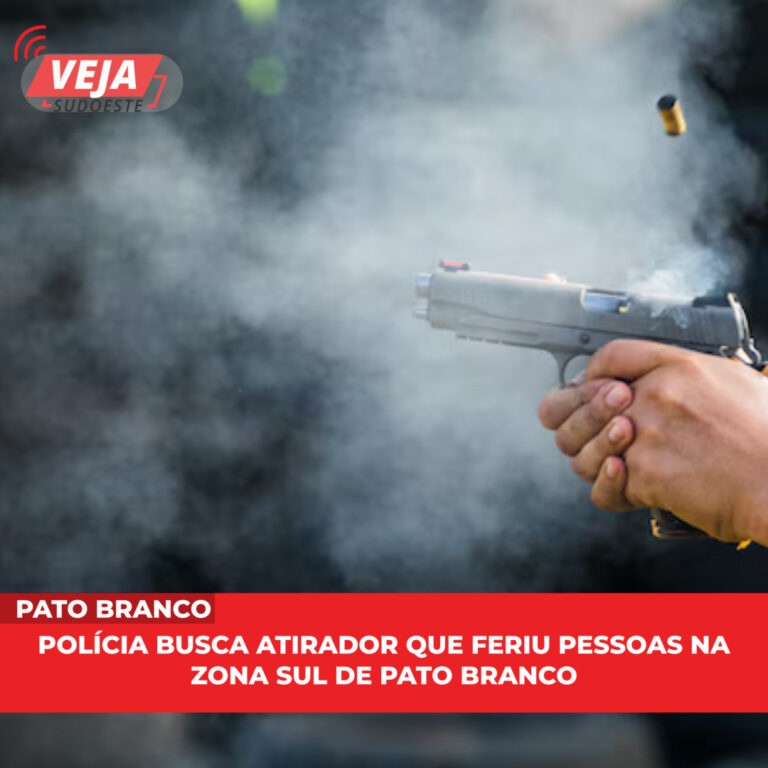 Polícia busca atirador que feriu pessoas na zona sul de Pato Branco