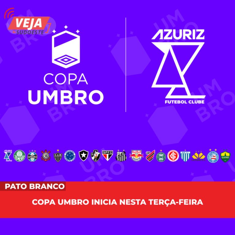 Copa Umbro inicia nesta terça-feira