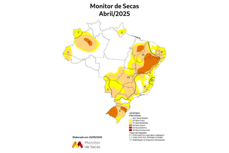Seca aumenta no Sudoeste e Oeste, aponta monitor com participação do Simepar