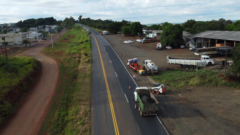 EPR Iguaçu segue com obras em trechos de rodovias no Sudoeste