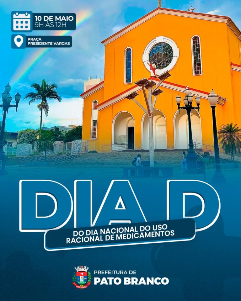 Dia D: Saúde promove ação contra automedicação neste sábado