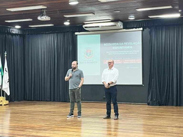 Pato Branco inicia Maio Laranja com capacitação sobre acolhimento de vítimas