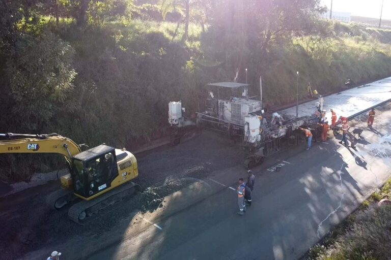 Obra em ritmo acelerado: PRC-280 já tem 60,6% de execução no Sudoeste