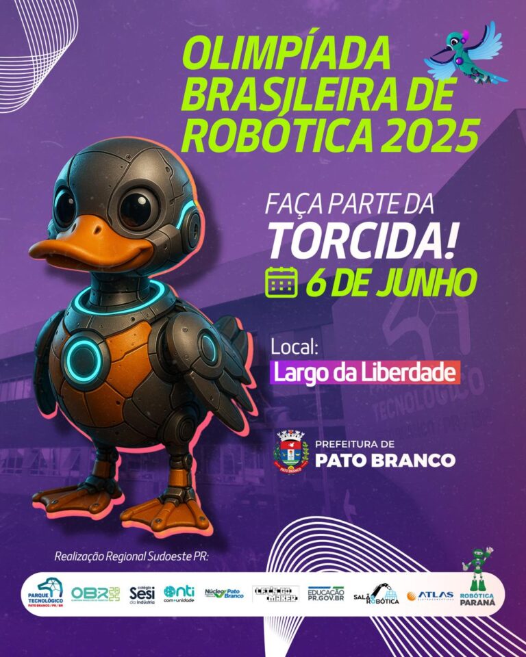 Robótica: OBR 2025 movimenta escolas do Sudoeste do Paraná em Pato Branco