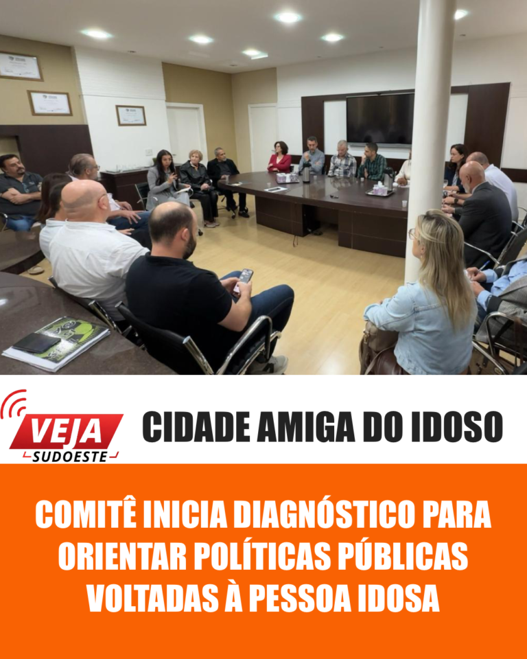 Comitê inicia diagnóstico para orientar políticas públicas voltadas à pessoa idosa em Pato Branco