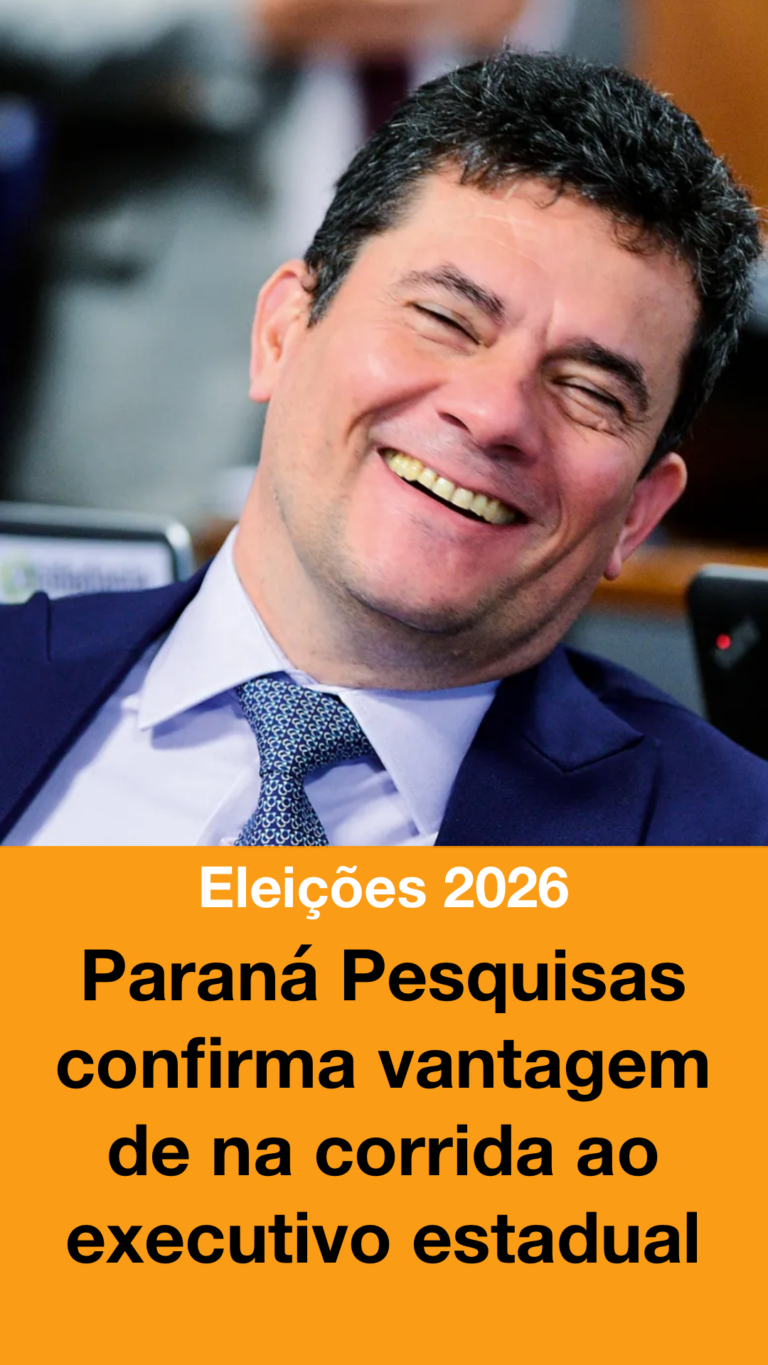 Nova sondagem do Paraná Pesquisas confirma vantagem de Moro na corrida ao executivo estadual