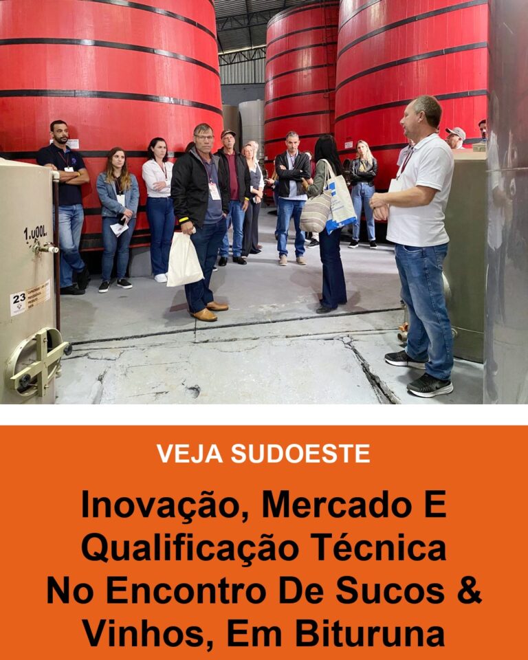 Inovação, mercado e qualificação técnica no Encontro de Sucos & Vinhos, em Bituruna