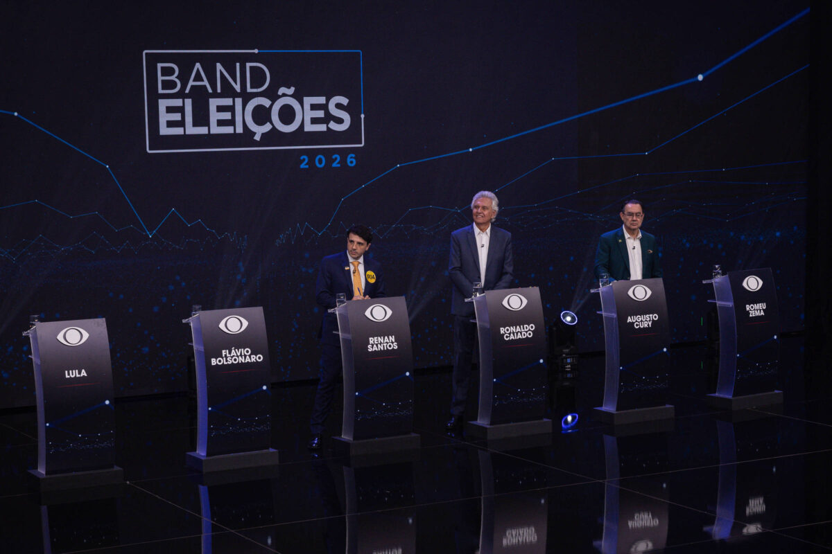 Perdeu o debate? Saiba em 8 pontos como foi o confronto entre Caiado, Renan Santos e Augusto Cury