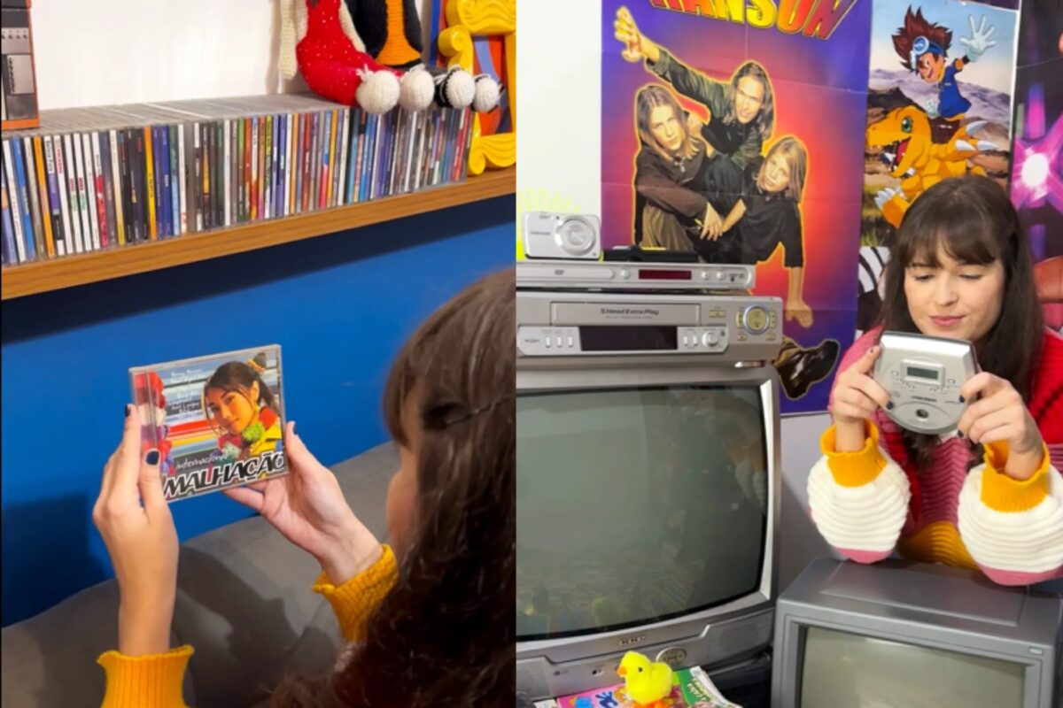 TV de tubo, brinquedos antigos e vinhetas: paranaense transforma nostalgia de millennials e 'Gen Z' em fonte de renda com vídeos curtos