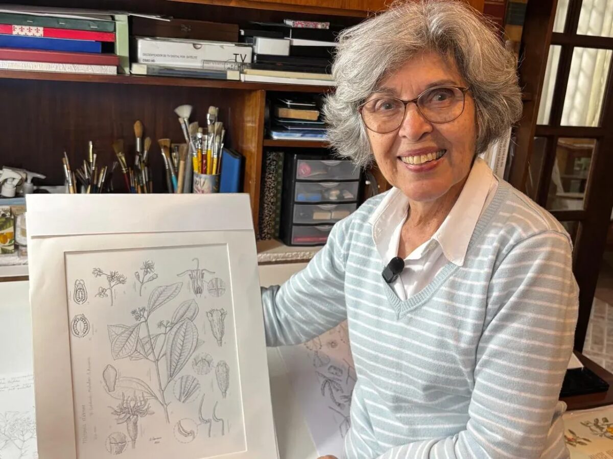 Vencedora do “Oscar” da ilustração botânica de 2026 já ganhou também o Prêmio Jabuti e tem planta nomeada em sua homenagem