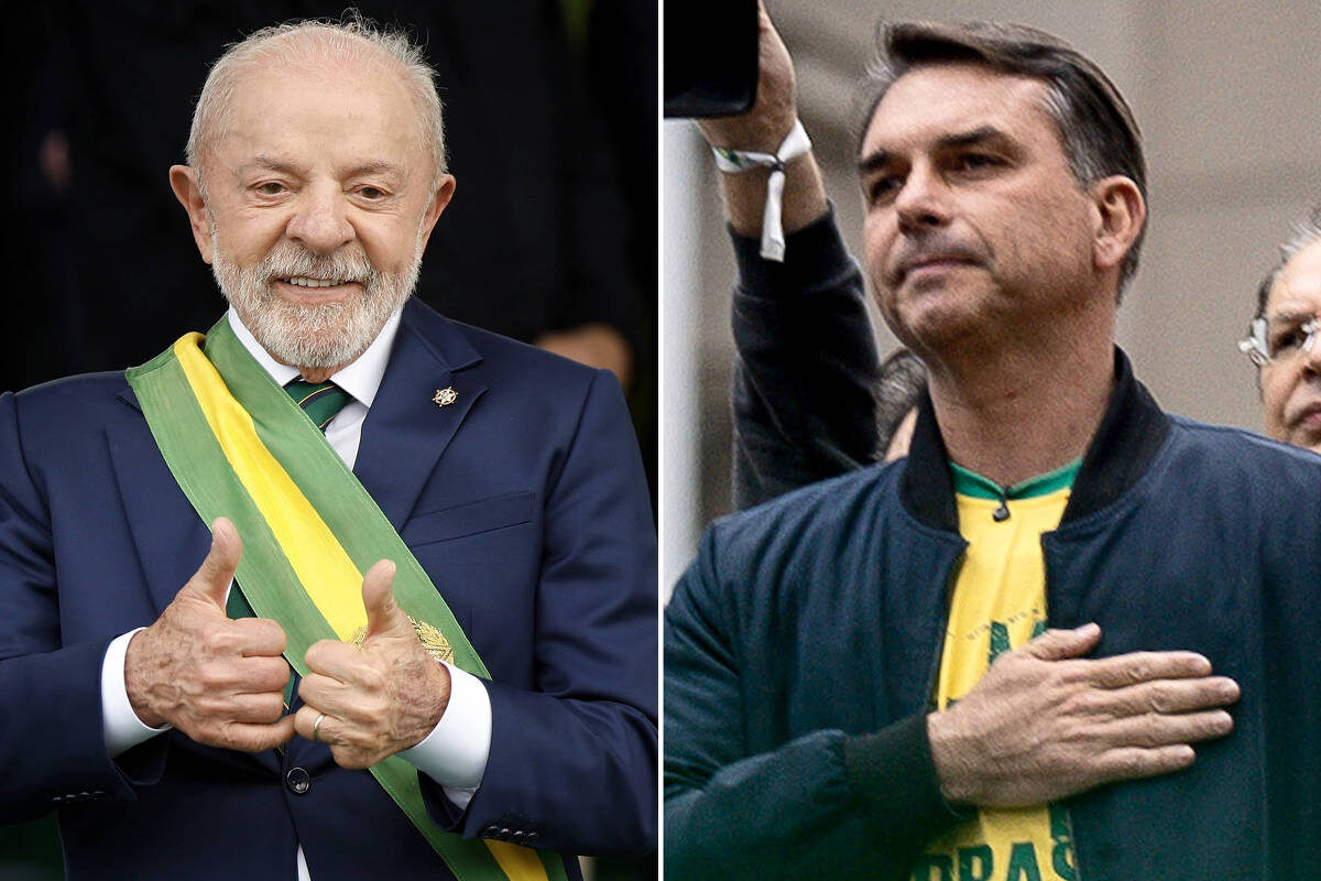 Quaest: Lula e Flávio Bolsonaro empatam numericamente em cenário de 2º turno